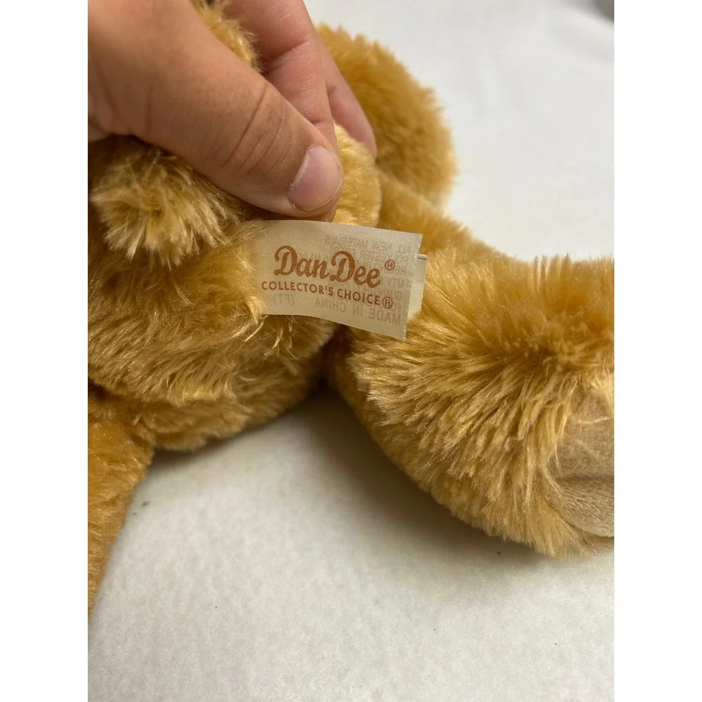 Safari Jungle Dan Dee Medium Brown Shaggy Mane Lion Plush Stuffed‎ Animal